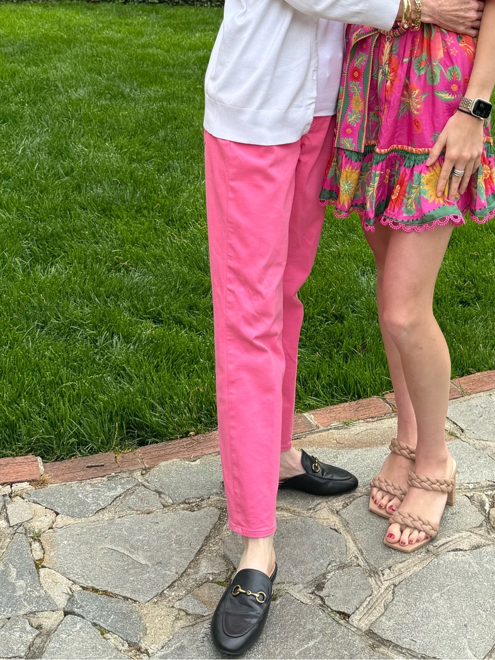 Talbots Pink Slim Ankle Jeans
